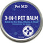 Paw Balm 3-in-1 Nose/Snout & Elbow Moisturizer & Paw Protectors Paw Wax with Shea Butter, Coconut Oil, & Beeswax for Dogs, 2-fl oz jar
