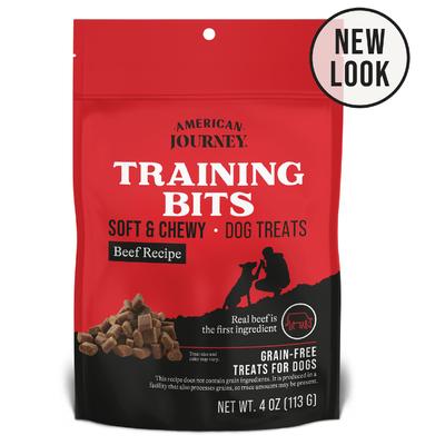 Paquete: alimento seco Purina Pro Plan para cachorros de razas grandes con pollo y arroz y probióticos + premios de entrenamiento suaves y masticables sin cereales con receta de carne de res American Journey