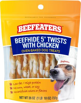 Beefhide Twist Chicken Jerky Dog Treats, 36-oz bag