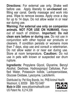 Otic Dog & Cat Ear Infection Treatment without Hydrocortisone, 4-fl oz bottle