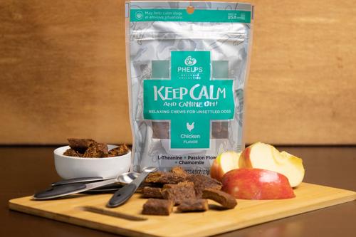 Keep Calm & Canine On! Chicken Flavor Dog Treats, 4.5-oz bag