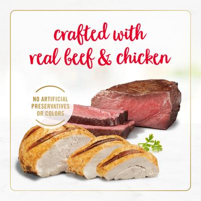 Comida enlatada para gatos Classic Tender Beef & Chicken Feast, 3 oz, caja de 24