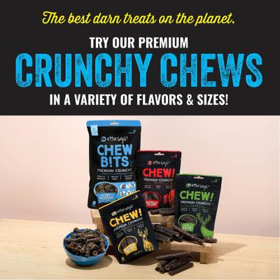 Chew Bits Premium Adult Mixed Proteins Crunchy Natural Dog Chew Treats, 1.5-lb bag