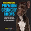 Chew Bits Premium Adult Mixed Proteins Crunchy Natural Dog Chew Treats, 1.5-lb bag