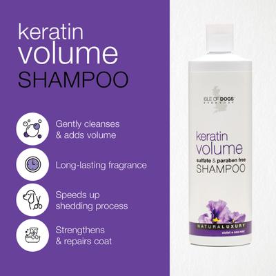 Keratin Volumizing Shampoo for Dogs, 16-fl oz bottle