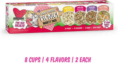 Comida húmeda para perros Best Fido Friend Fun Size Meals Picky Pooch Picnic Variety Pack, taza de 2.75 oz, caja de 8