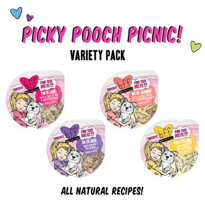 Best Fido Friend Fun Size Meals Picky Pooch Picnic Variety Pack Wet Dog Food, 2.75-oz cup, case of 8