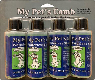 Waterless Dog & Cat Shampoo Refills, 4 count