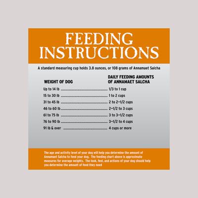 Alimento seco para perros Salcha Poulet Formula sin cereales, bolsa de 25 lb