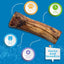 Roasted Beef Marrow 6-in Bone Dog Treats, 1 count