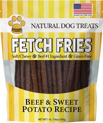 Fetch Fries Chicken & Sweet Potato Dog Treats, 16-oz bag
