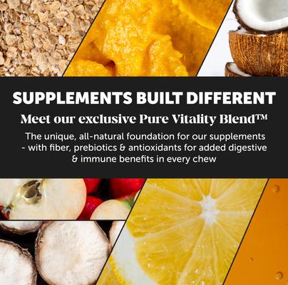 Hemp Calming Beef Flavored Calming & Anxiety Chews Supplement for Dogs, 90 count