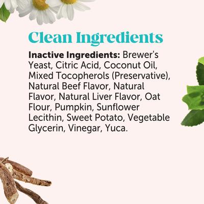 Hemp Calming Beef Flavored Calming & Anxiety Chews Supplement for Dogs, 90 count