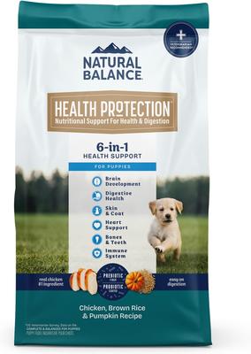 Health Protection Puppy Real Chicken, Brown Rice & Pumpkin Dry Dog Food, 4-lb bag
