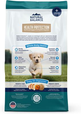 Health Protection Puppy Real Chicken, Brown Rice & Pumpkin Dry Dog Food, 4-lb bag