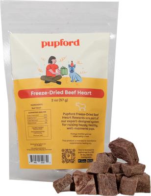 Beef Heart Freeze-Dried Limited Ingredient Dog Treats, 2-oz bag