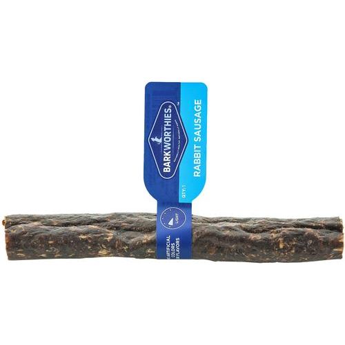 Golosinas de salchicha de conejo para perros, 6 unidades