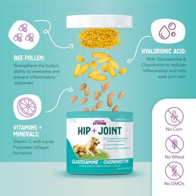 Joint Mobility Powder Dog Supplement, 1-lb jar