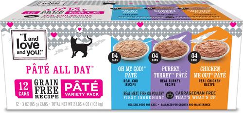 Savory Salmon Pate Grain-Free Canned Cat Food, 3-oz, case of 24