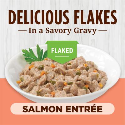 Salmon Entree Grain-Free Flaked Wet Cat Food, 3-oz can, case of 24