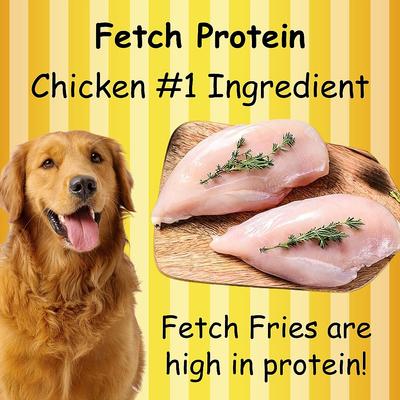 Fetch Fries Chicken & Sweet Potato Dog Treats, 16-oz bag