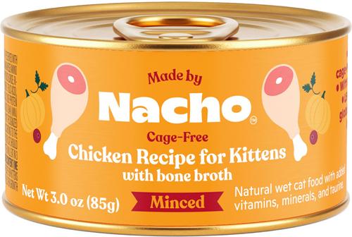 Chicken Recipe Minced Wet Kitten Food, 3-oz can, case of 24