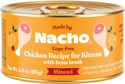 Chicken Recipe Minced Wet Kitten Food, 3-oz can, case of 24