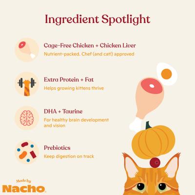 Chicken Recipe Minced Wet Kitten Food, 3-oz can, case of 24