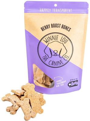 Berry Boost Bones Crunchy Dog Treats, 4-oz bag