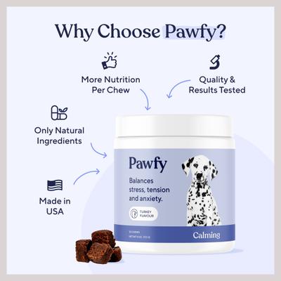 Calming Turkey Flavor Chews Dog Supplement, 60 count