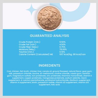 Oh My Cod! Pate Grain-Free Canned Cat Food, 5.5-oz, case of 12