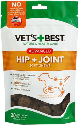 Advanced Chicken Flavored Soft Chews Joint Supplement for Dogs, 30 count