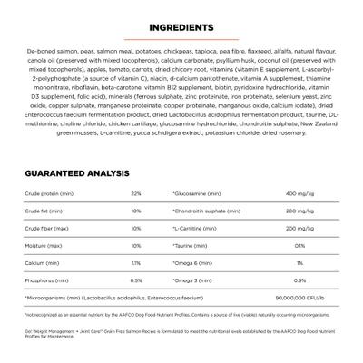 Weight Management + Joint Care Adult Grain-Free Salmon Recipe Dry Dog Food, 22-lb bag