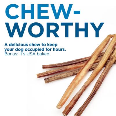 12" Bully Sticks Dog Treats, 10 count