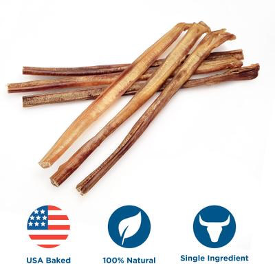 12" Bully Sticks Dog Treats, 10 count