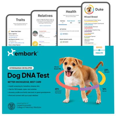 Kit de prueba de ADN para perros de raza y salud