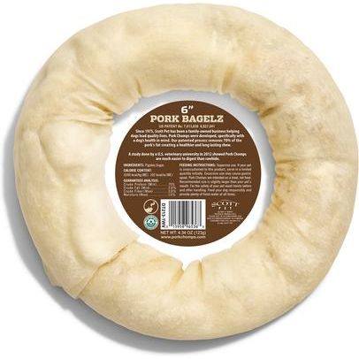 Golosina para perros en forma de dona horneada, 6 pulgadas