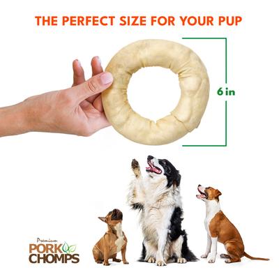 Baked Donut Dog Treat, 6-in