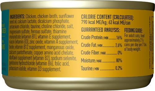 Luau Succulent Chicken in Chicken Consomme Grain-Free Canned Cat Food, 2.8-oz can, case of 12