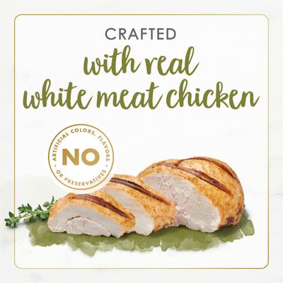Gourmet Naturals White Meat Chicken Recipe in Gravy Canned Cat Food, 3-oz, case of 12