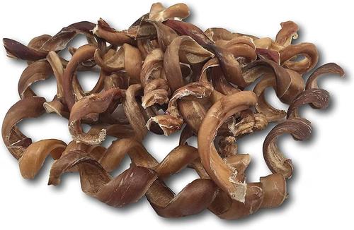8-10" Bully Stick Thick Spirals Dog Treats, 20 count