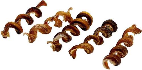 8-10" Bully Stick Thick Spirals Dog Treats, 20 count