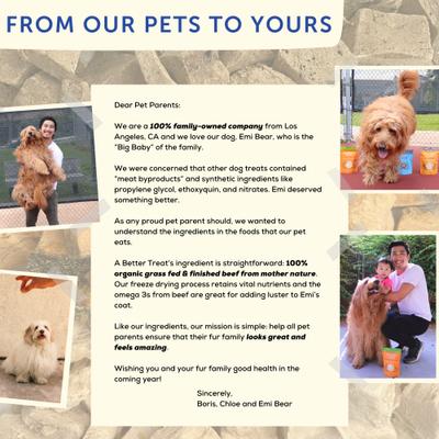 Organic Freeze-Dried 100% Grass Fed & Finished Beef Liver Dog & Cat Treats, 3-oz bag