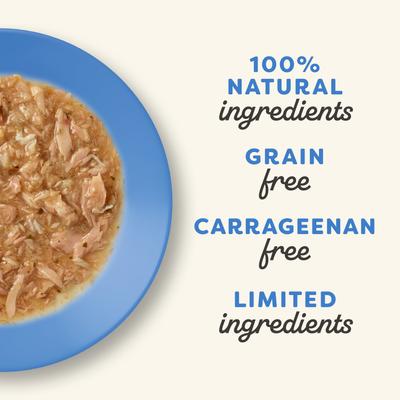 Tuna Fillet with Crab Recipe in Gravy Limited ingredient Cat Food Pots, 2.12-oz pot, case of 18