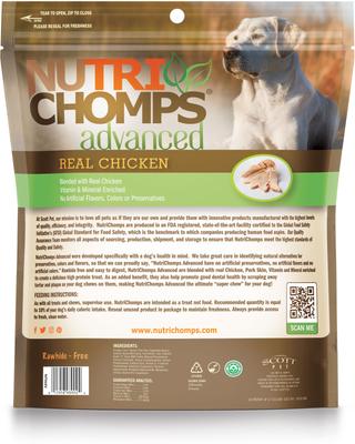 Advanced Real Chicken Knot Dog Treats, 8 count