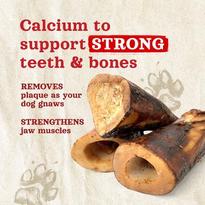 Smoked Marrow Bones Dog Treats, 5-6-in, 2 count