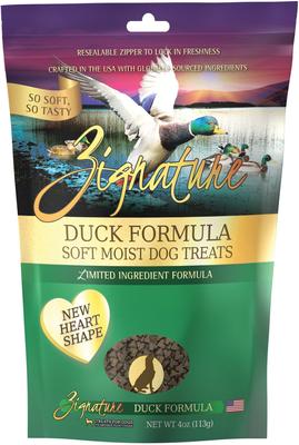 Golosinas blandas para perros con sabor a pato, bolsa de 4 oz