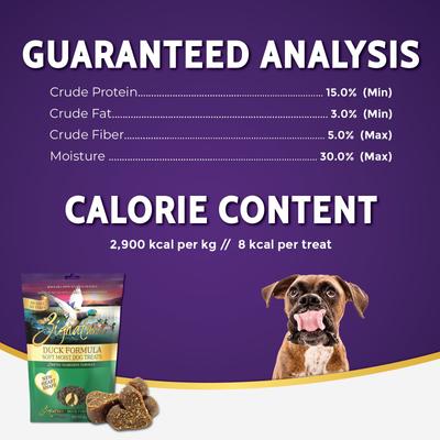 Duck Flavored Soft Dog Treats, 4-oz bag