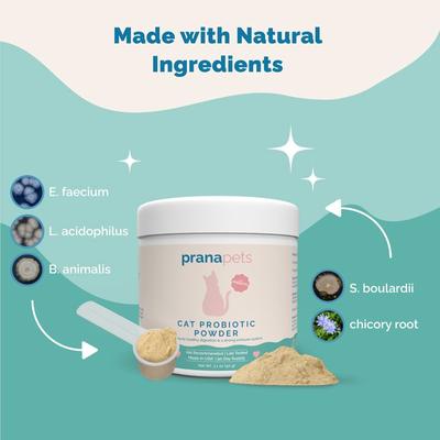 Probiotic Powder Digestive Aid for Cats, 3.1-oz jar