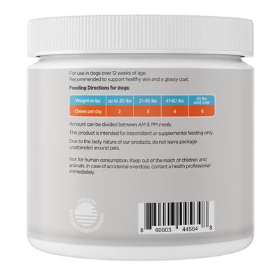 Omega+ Fish Oil with EPA & DHA Omega 3 Dog Supplement, 90 count